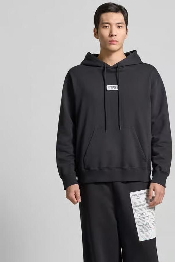 MM6 Maison Margiela Hoodie met labelstitching - Foto 3