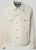 MM6 Maison Margiela Jeansjack met platte kraag
