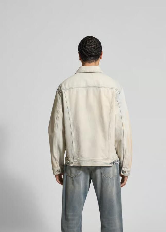 MM6 Maison Margiela Jeansjack met platte kraag - Foto 2