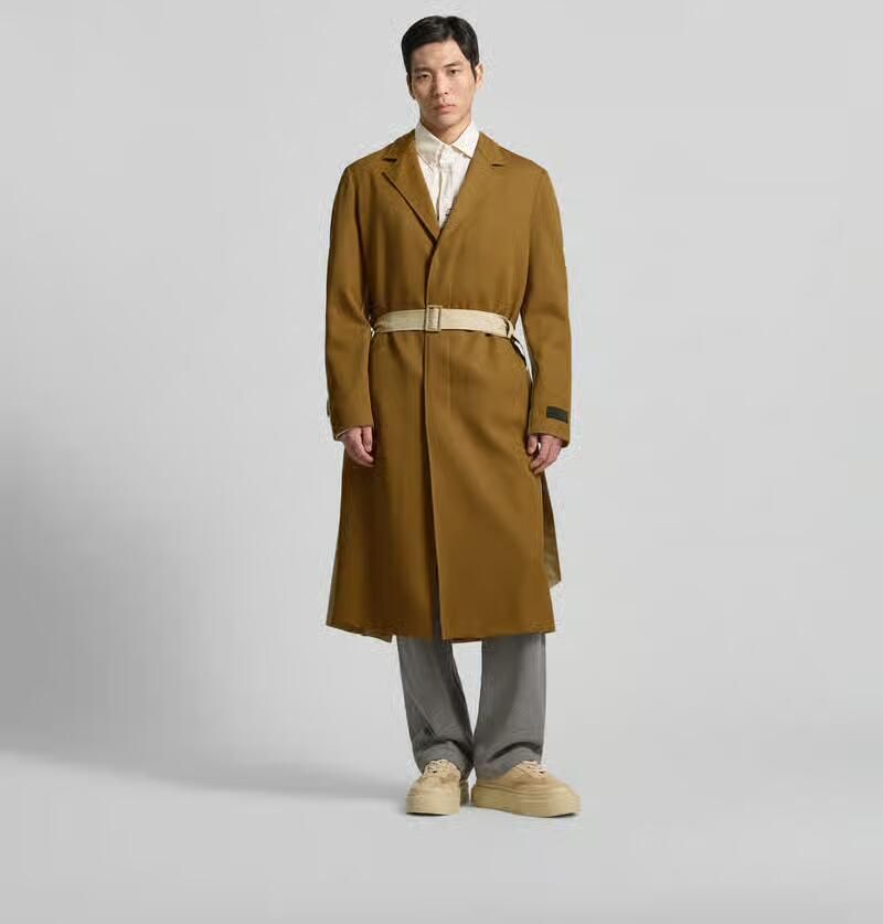 MM6 Maison Margiela Lange jas van zuivere scheerwol - Foto 3