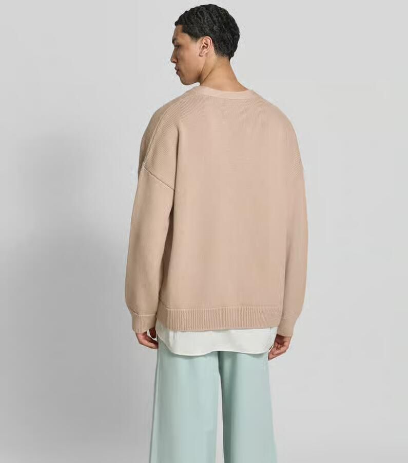 MM6 Maison Margiela oversized cardigan van scheerwolmix