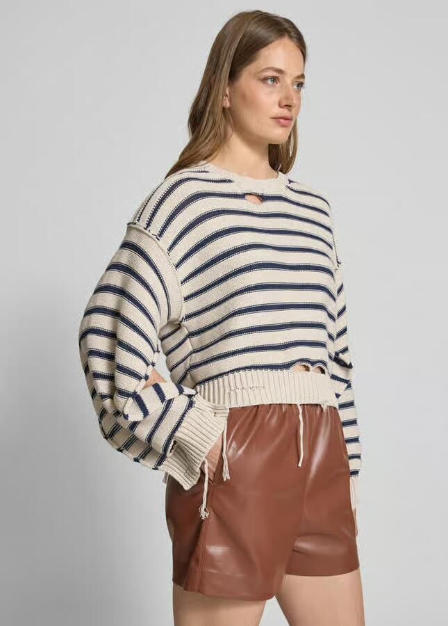 MM6 Maison Margiela Oversized pullover in gebreide look