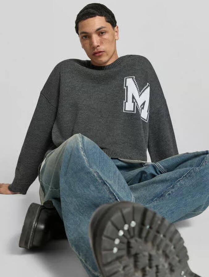 MM6 Maison Margiela oversized pullover van wolmix