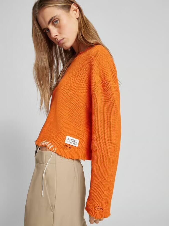 MM6 Maison Margiela Pullover in used-look
