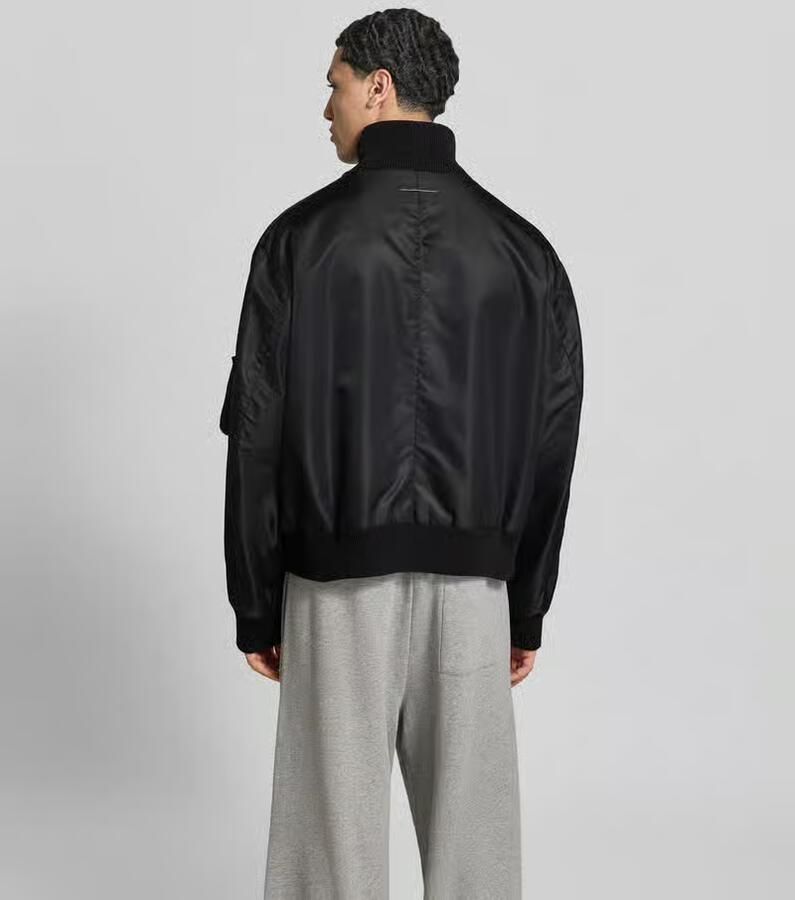 MM6 Maison Margiela Regular fit bomberjack met opstaande kraag - Foto 2
