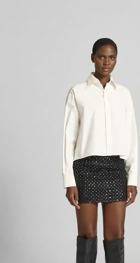MM6 Maison Margiela Regular fit overhemdblouse van katoen - Foto 3