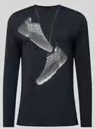 MM6 Maison Margiela Regular fit shirt met lange mouwen met motiefprint