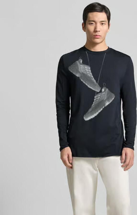 MM6 Maison Margiela Regular fit shirt met lange mouwen met motiefprint - Foto 2
