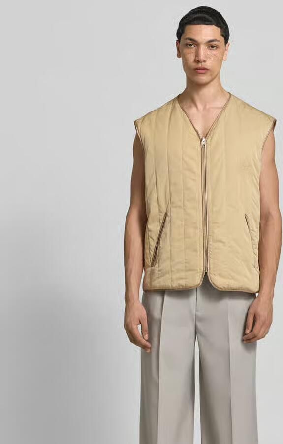 MM6 Maison Margiela relaxed fit bodywarmer met stiksel-look - Foto 3