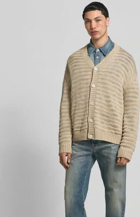 MM6 Maison Margiela relaxed fit cardigan in breilook - Foto 3