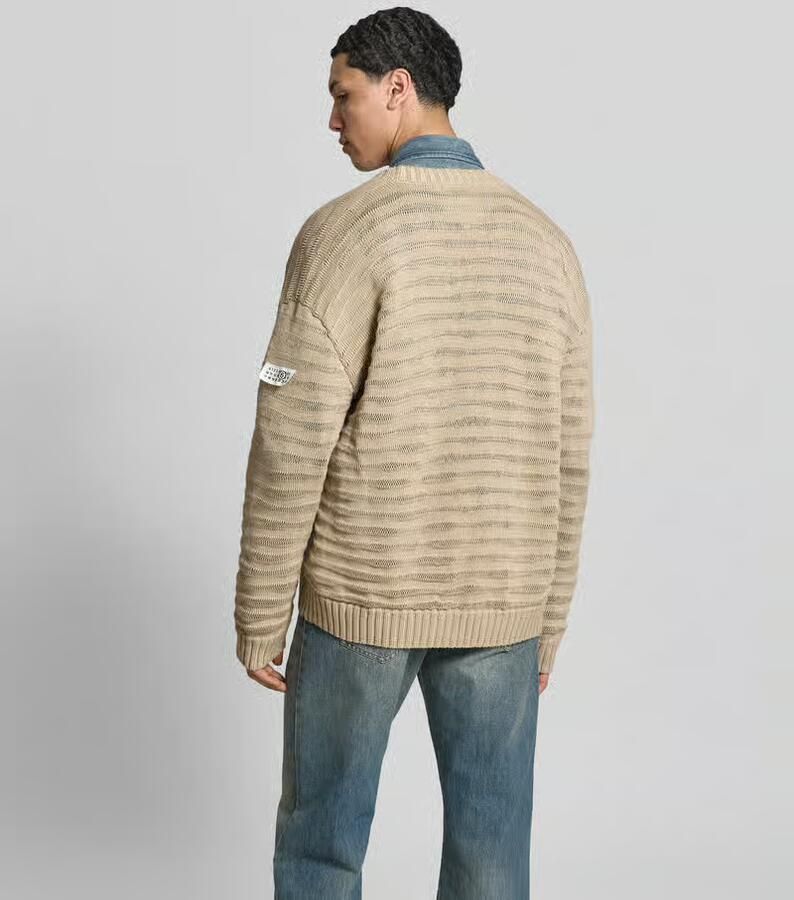 MM6 Maison Margiela relaxed fit cardigan in breilook - Foto 2