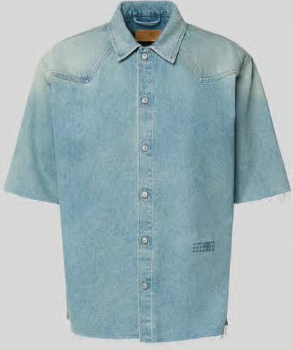 MM6 Maison Margiela Relaxed fit Jeanshemd met gestikt logo - Foto 2