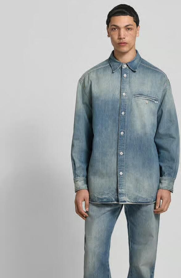 MM6 Maison Margiela relaxed fit jeanshemd van katoen - Foto 3
