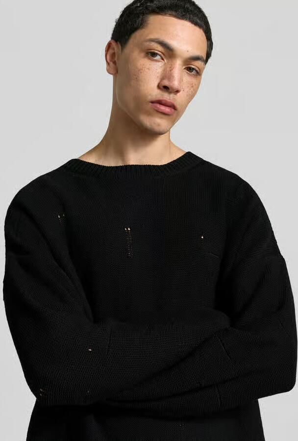 MM6 Maison Margiela relaxed fit pullover in used-look