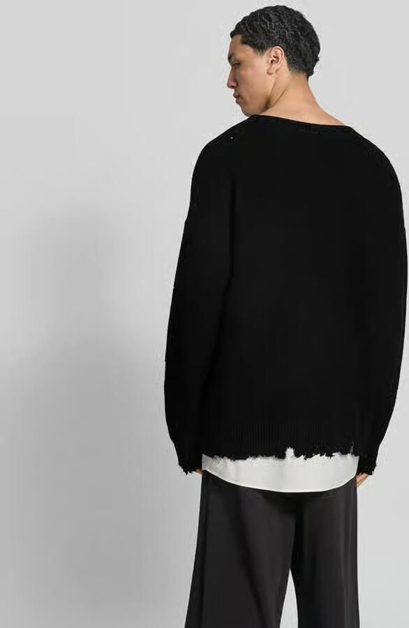 MM6 Maison Margiela relaxed fit pullover in used-look