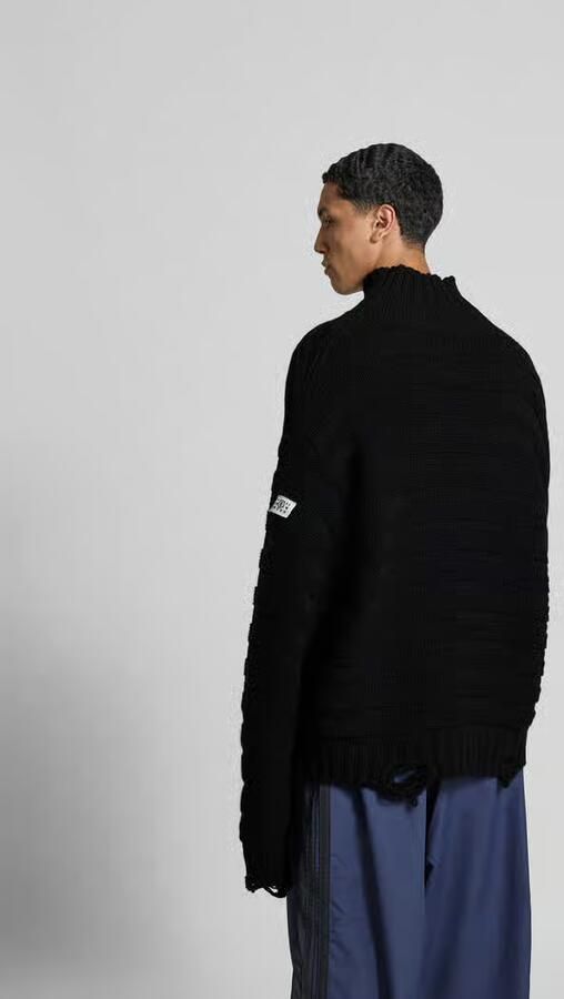 MM6 Maison Margiela Relaxed fit pullover van scheerwolmix - Foto 3