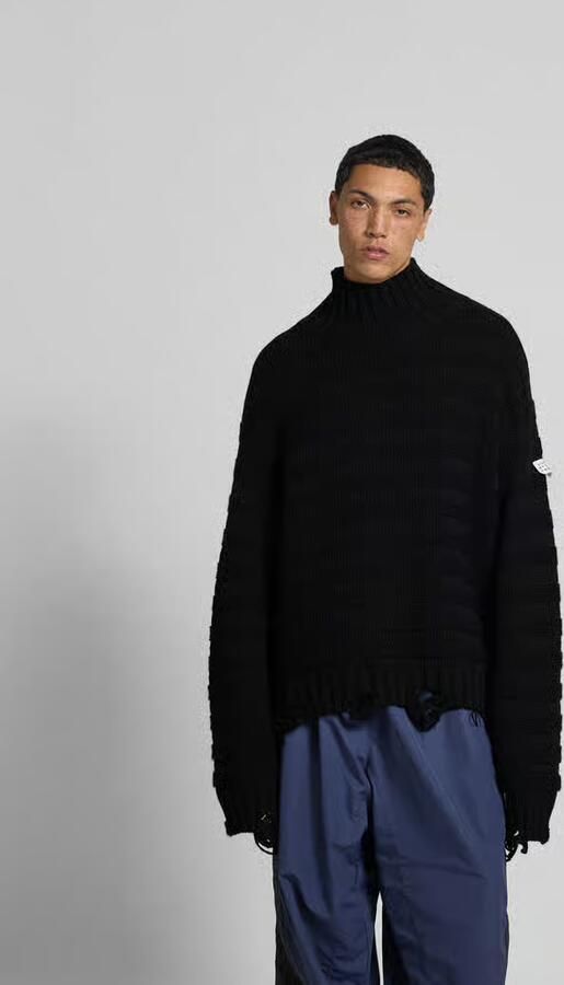 MM6 Maison Margiela Relaxed fit pullover van scheerwolmix - Foto 2