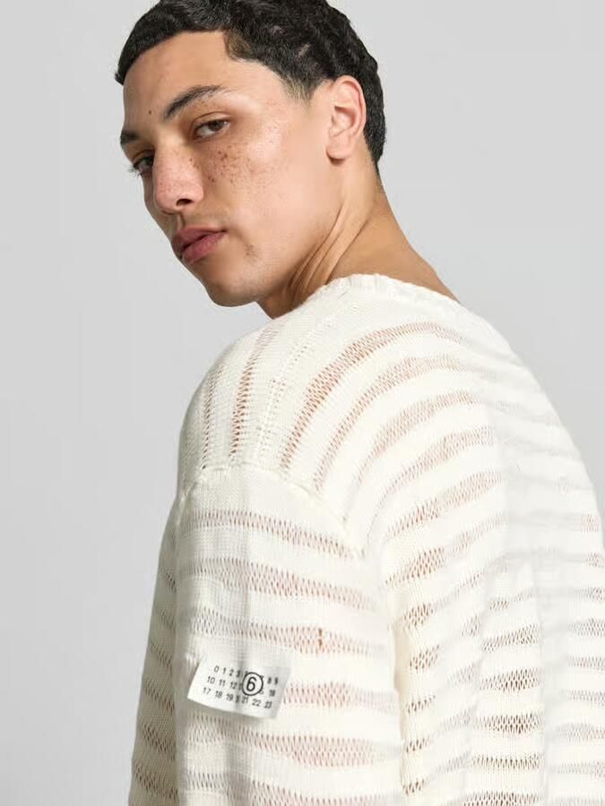 MM6 Maison Margiela relaxed fit trui in brei-look