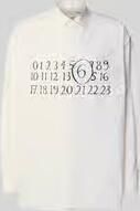 MM6 Maison Margiela Relaxed fit Vrijetijdsoverhemd met Borstzak