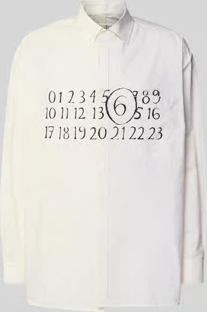 MM6 Maison Margiela Relaxed fit Vrijetijdsoverhemd met Borstzak - Foto 2