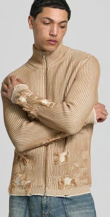 MM6 Maison Margiela slim fit jack in used-look