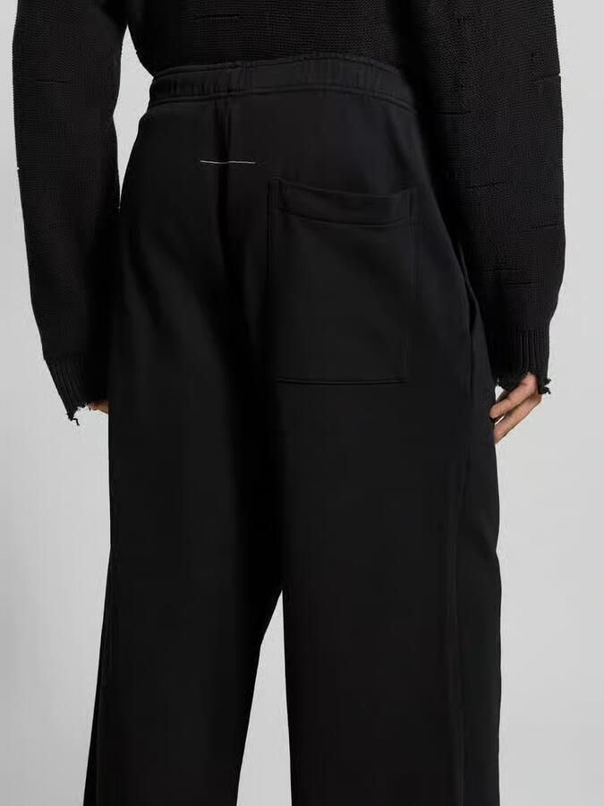 MM6 Maison Margiela wide fit stoffen broek met achterzak