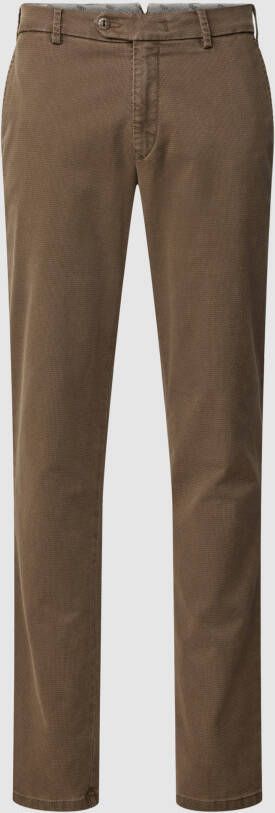 Mmx Stoffen broek met knoopsluiting