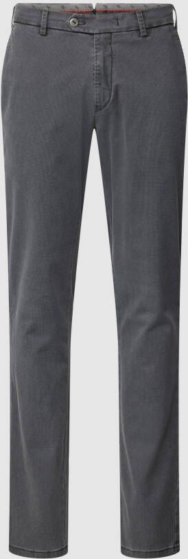 Mmx Stoffen broek met knoopsluiting