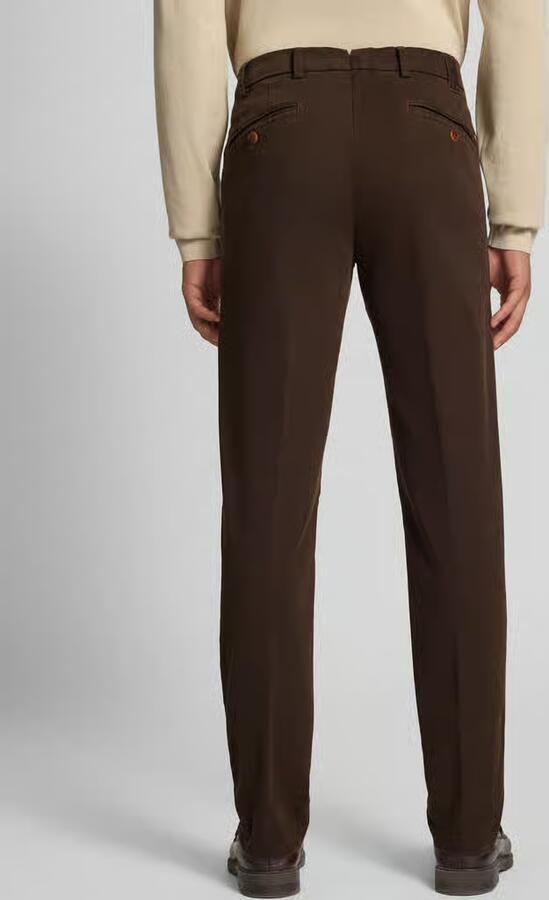 MMX Regular fit chino van katoenmix model 'Lupus'