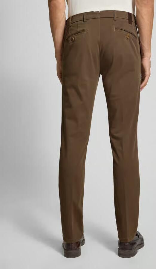 MMX Regular fit chino van katoenmix model 'Lupus'