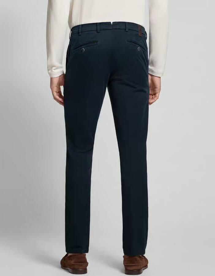 MMX Regular fit chino van katoenmix model 'Lupus' - Foto 3