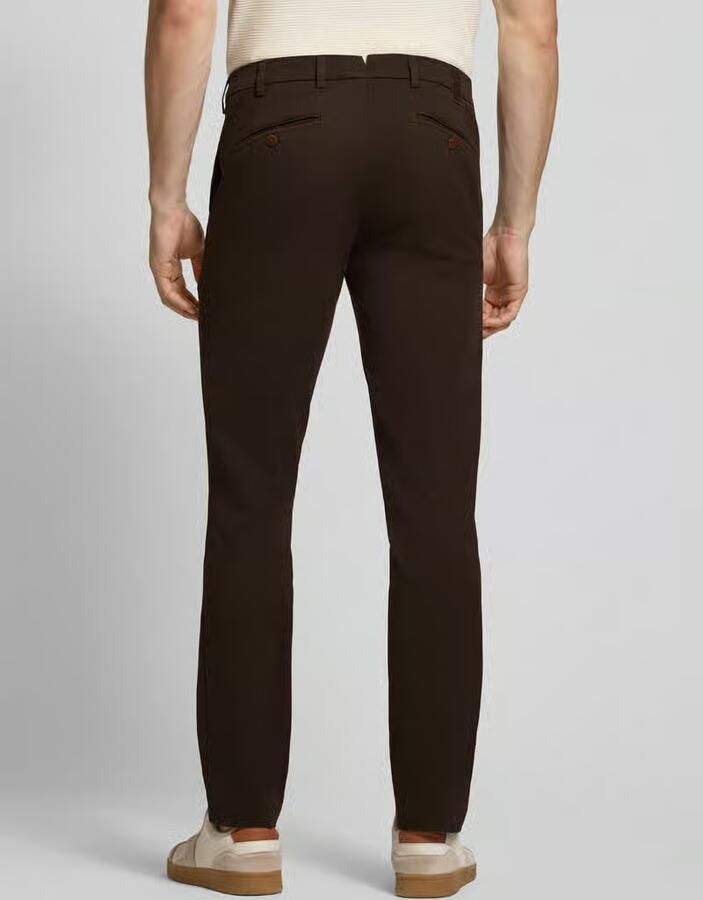 MMX Regular fit chino van katoenmix model 'Lupus' - Foto 2