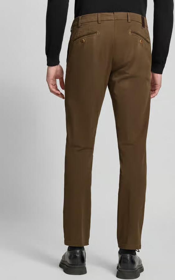 MMX Regular fit chino van katoenmix model 'Lupus' - Foto 3