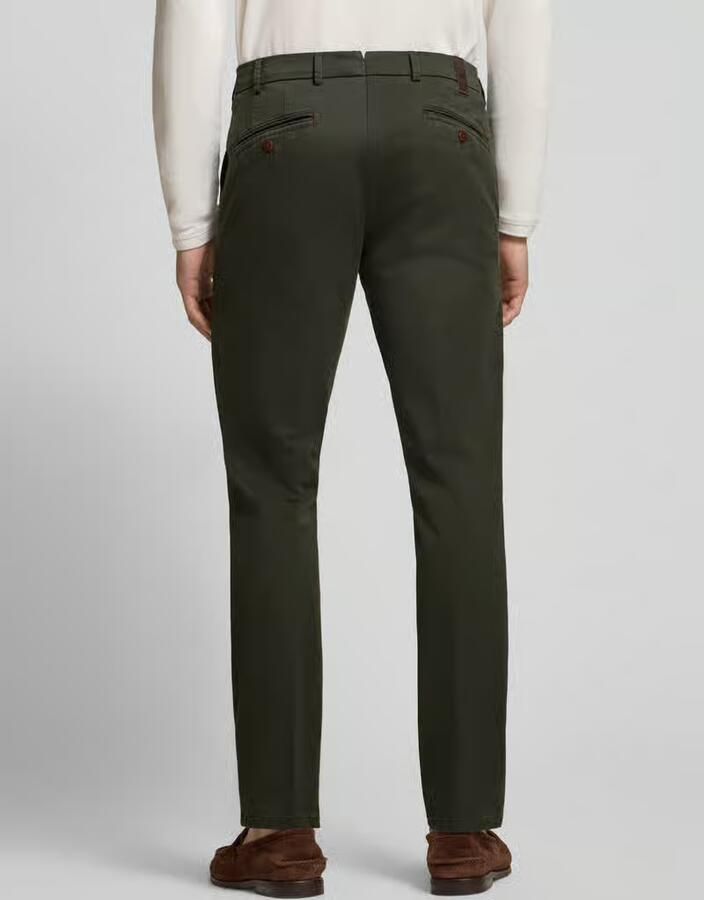 MMX Regular fit chino van katoenmix model 'Lupus' - Foto 2