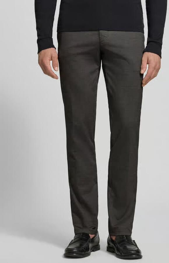 MMX Regular fit chino van katoenmix model 'Lupus' - Foto 2