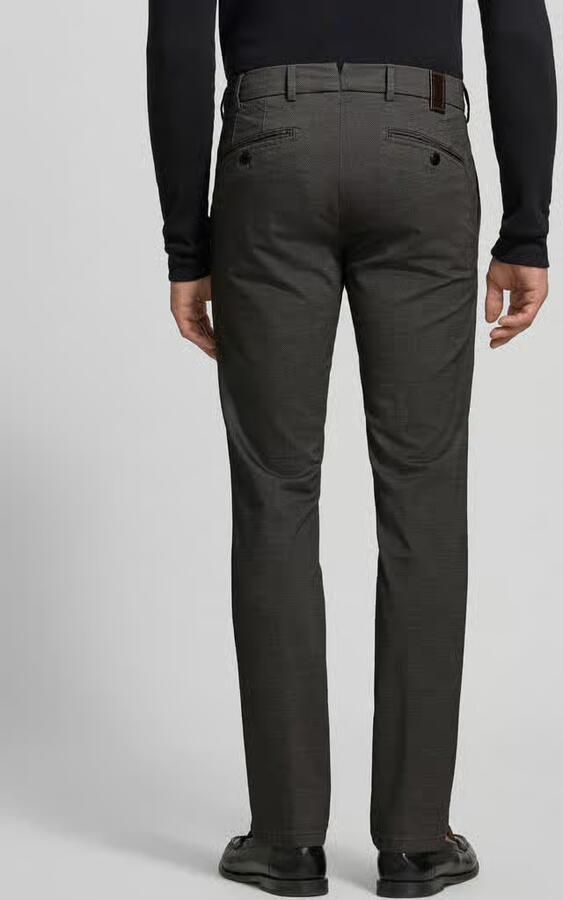 MMX Regular fit chino van katoenmix model 'Lupus' - Foto 3