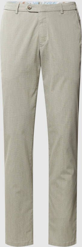 Mmx Stoffen broek met structuurmotief model 'LUPUS'