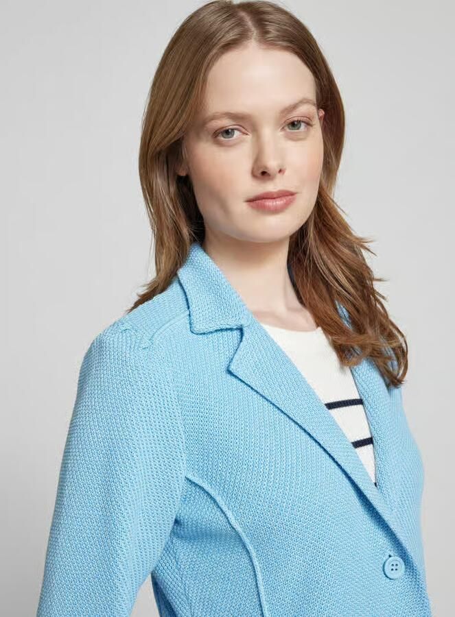 Monari Blazer met structuurmotief