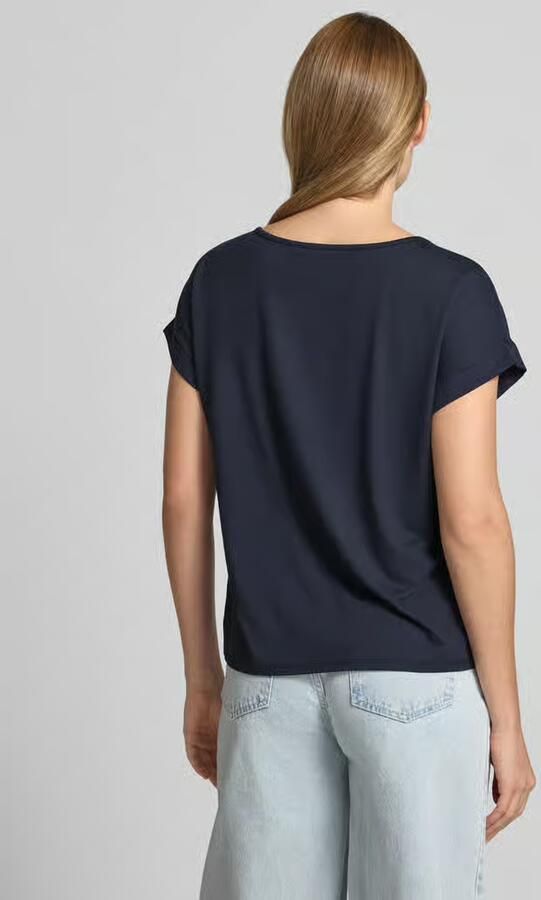 Monari Blouseshirt met verlengde rug en borstzak