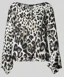 Monari Blouseshirt van viscose in all-over look