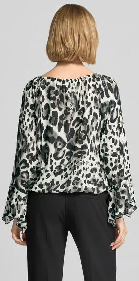 Monari Blouseshirt van viscose in all-over look - Foto 3