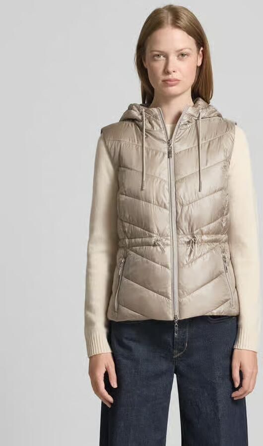 Monari Bodywarmer met capuchon en ritszakken - Foto 2