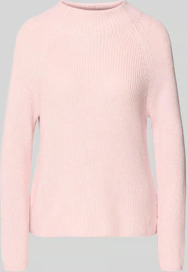 Monari Gebreide pullover met opstaande kraag