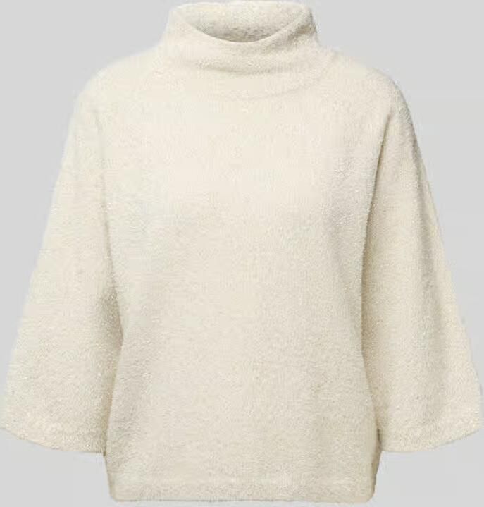 Monari Gebreide pullover met opstaande kraag