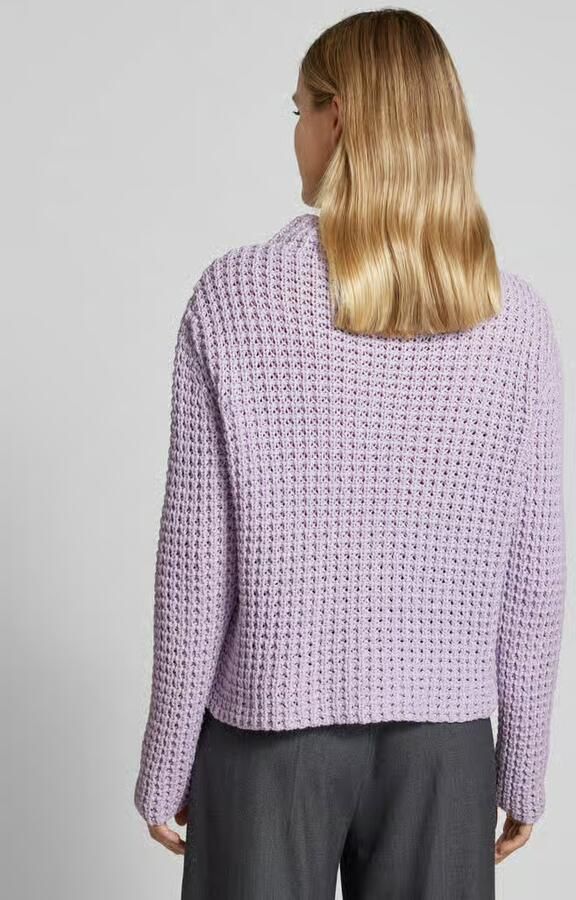 Monari Gebreide pullover met opstaande kraag