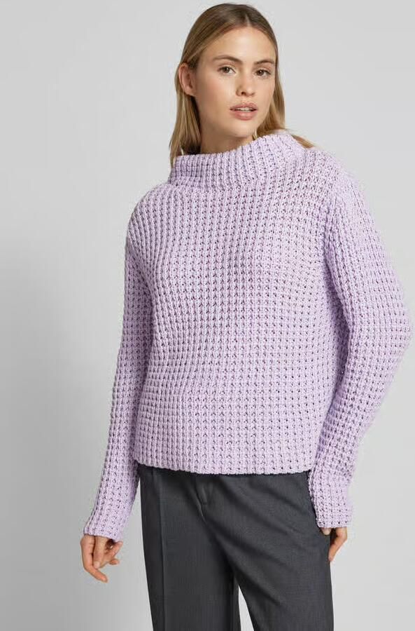 Monari Gebreide pullover met opstaande kraag - Foto 2
