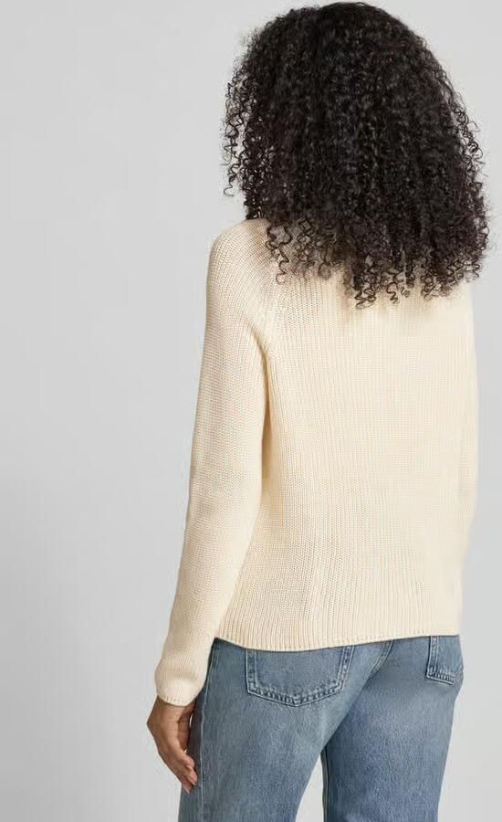 Monari Gebreide pullover met opstaande kraag