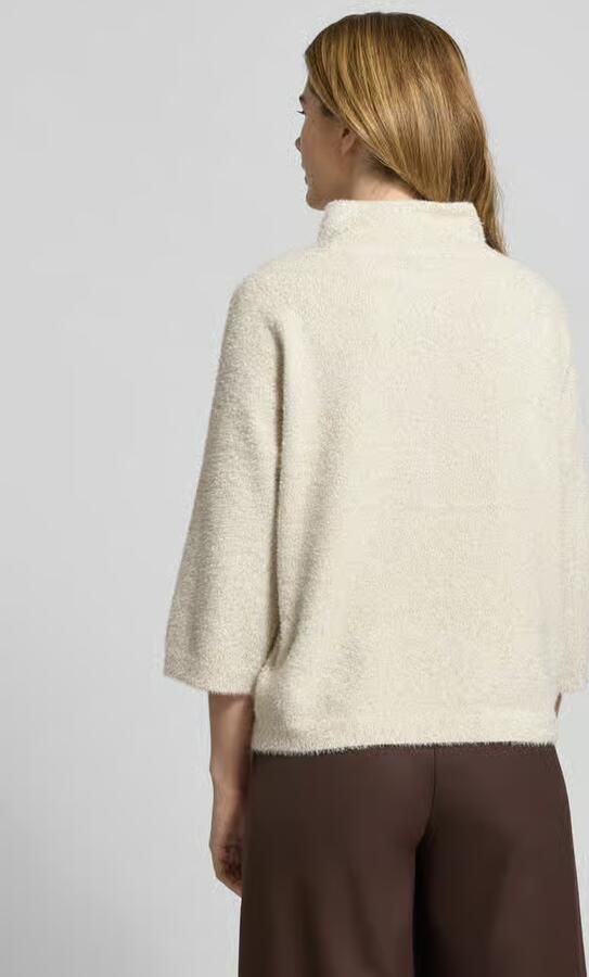 Monari Gebreide pullover met opstaande kraag - Foto 3