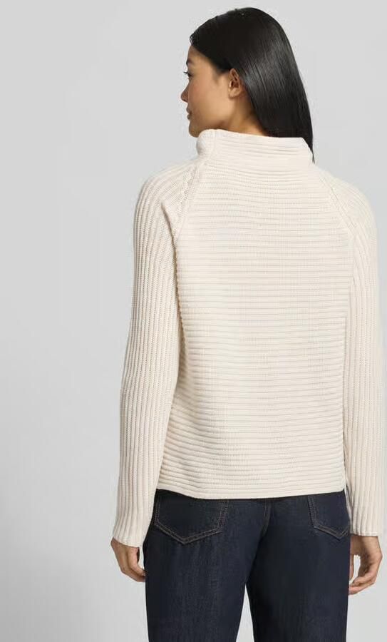 Monari Gebreide pullover met opstaande kraag