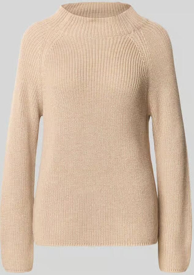 Monari Gebreide pullover met opstaande kraag